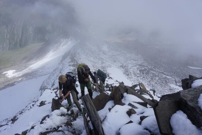 Aufstieg zum Schönbichler Horn