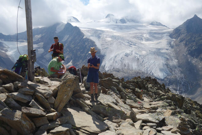 Auf dem Gipfel des Großen Trögler 2902m