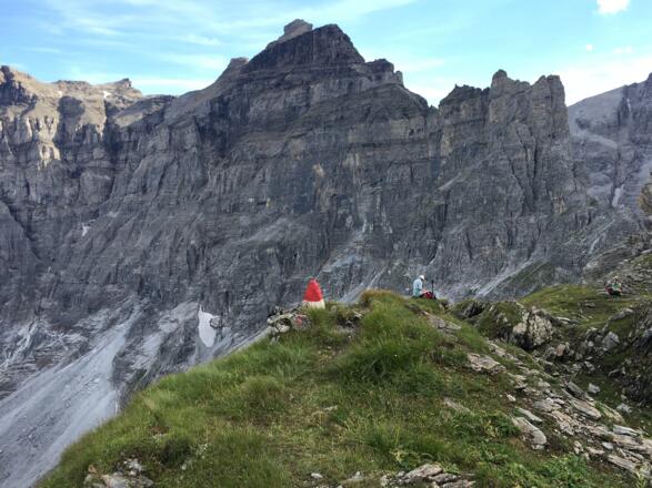 Blick auf die Schwarze Wand