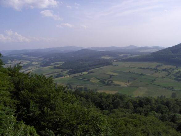 Die exponierte Lage des Habelsteinfelsens bietet uns fantastische Ausblicke.