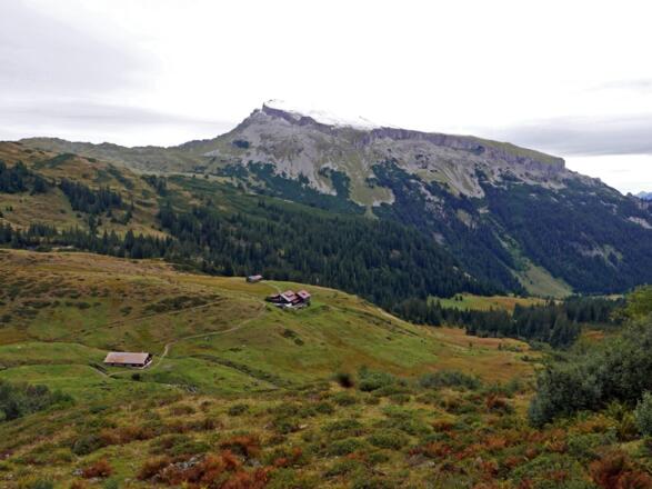 Schwarzwasserhütte und Hoher Ifen