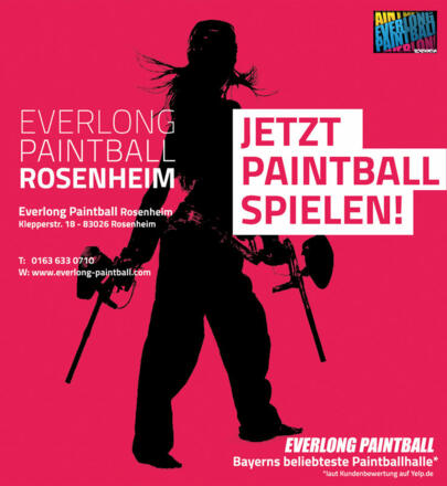 Everlong Paintball Plakat