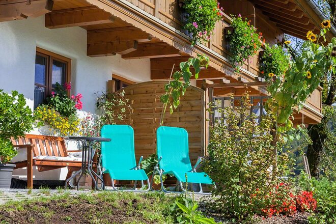 Hausansicht Ferienhaus Zweckl