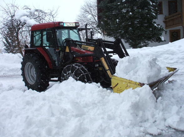 Schneeräumen auf Bayerisch