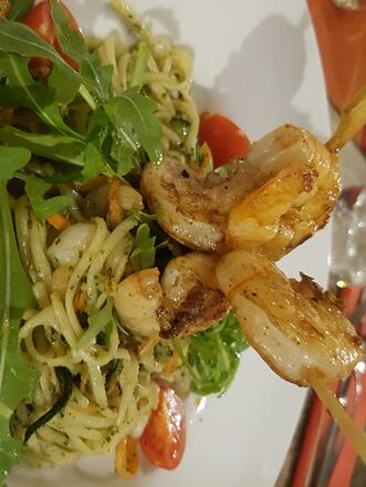 Blick in die Speisekarte