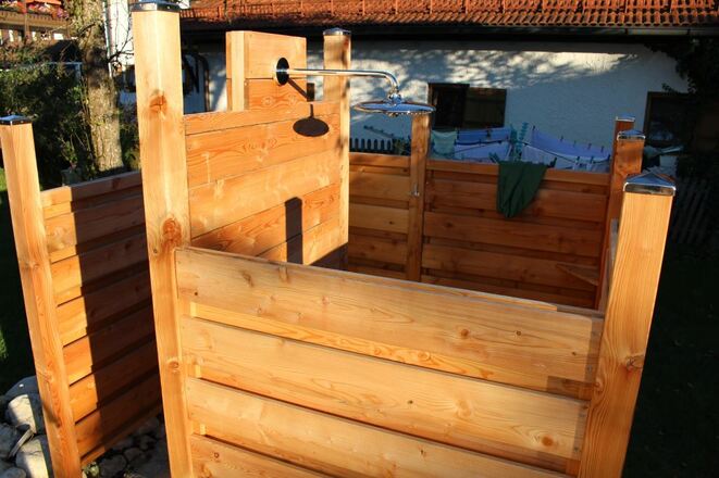 Bettinas Haus - Warmwasseraußendusche