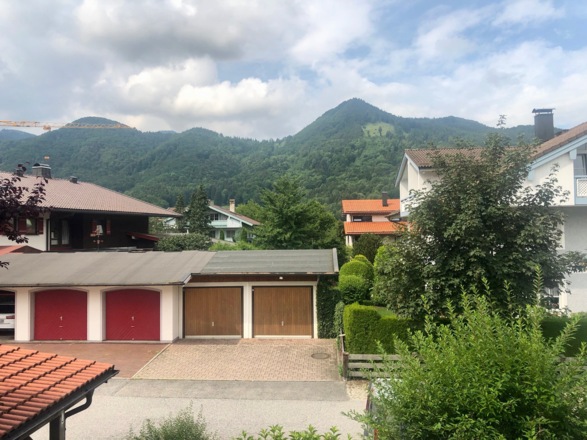 Ausblick vom Balkon