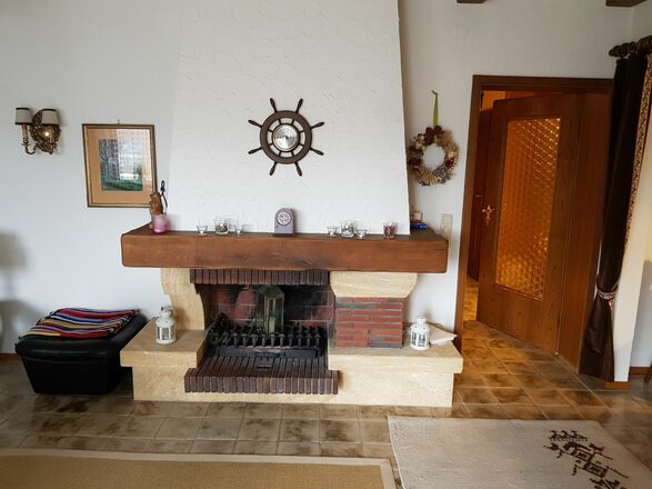 Wohnzimmer/ Kamin