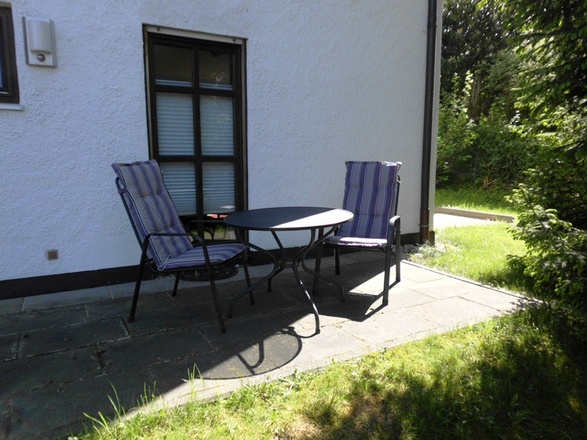Terrasse Ferienwohnung Birk