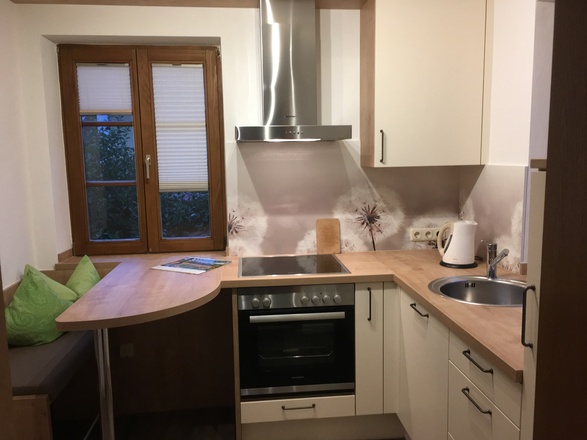 Küchenansicht 2 Ferienwohnung Angerer