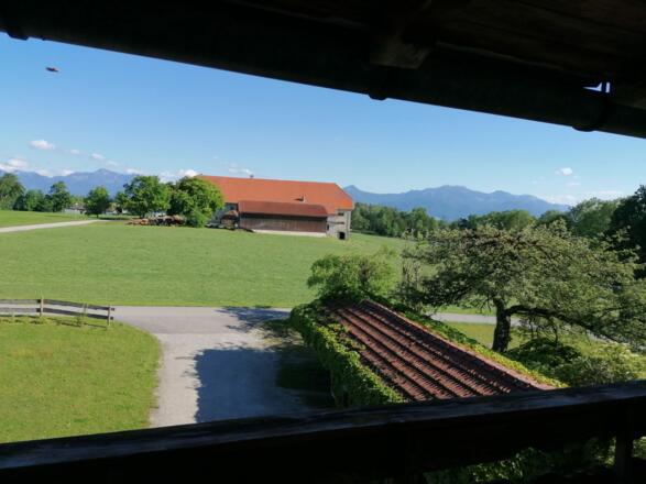 Blick auf Berge