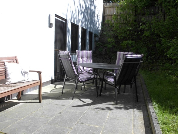 Terrasse Ferienwohnung Birk