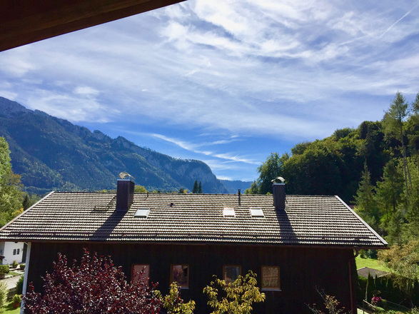 Blick vom Balkon
