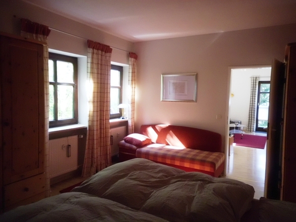 Schlafzimmer Ferienwohnung Birk