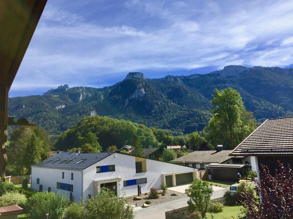Blick vom Balkon