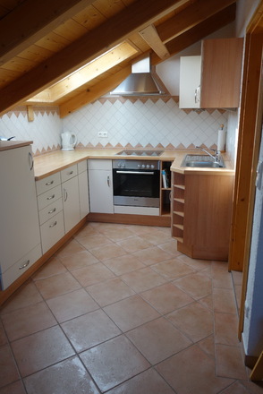 Küchenansicht Ferienwohnung Schlosser
