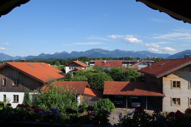 Balkonaussicht Ferienwohnung Schlosser