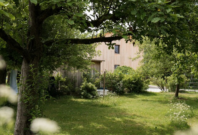 Blick auf das Ferienhaus