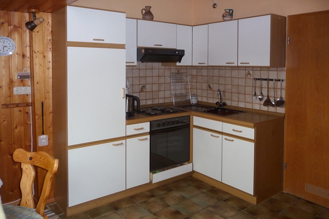 Küchenzeile Ferienwohnung Kurzeder