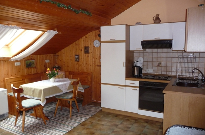 Wohnbereich Ferienwohnung Kurzeder