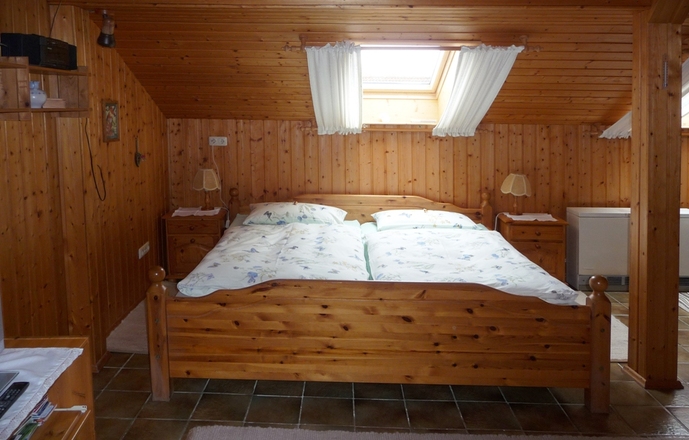 Schlafbereich Ferienwohnung Kurzeder