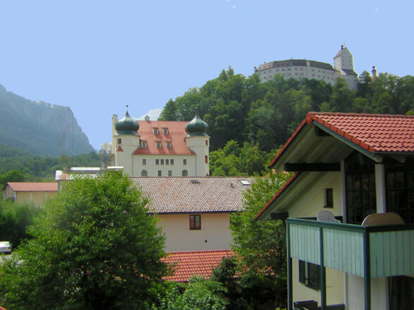 Blick vom Balkon