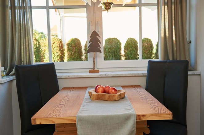 Esszimmeransicht Ferienwohnung Ober