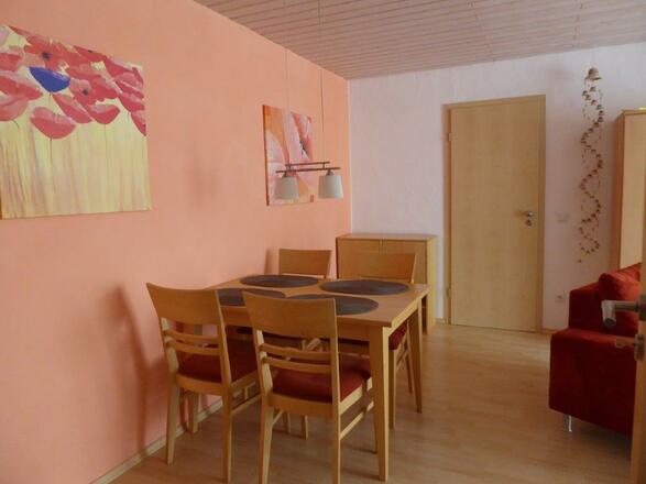 Eßbereich Ferienwohnung Neitzel