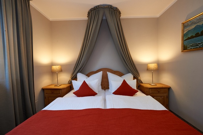 Schlafzimmeransicht Ferienwohnung Ober