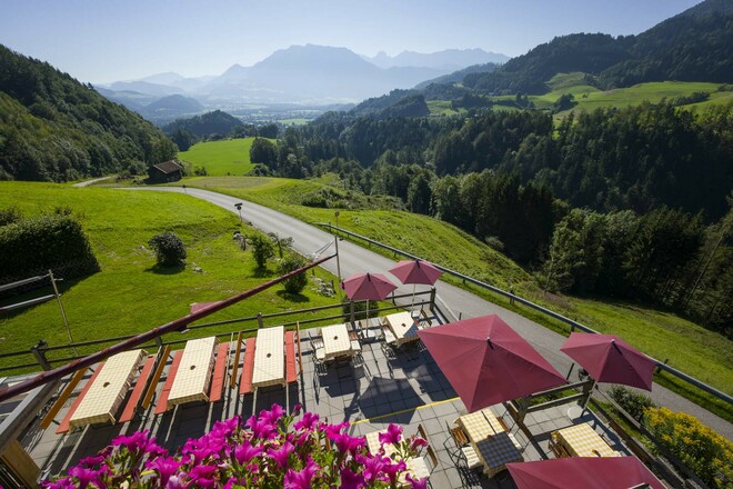 Ausblick auf das Kaisergebirge