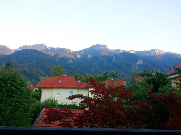 Balkonblick Richtung Kampenwand