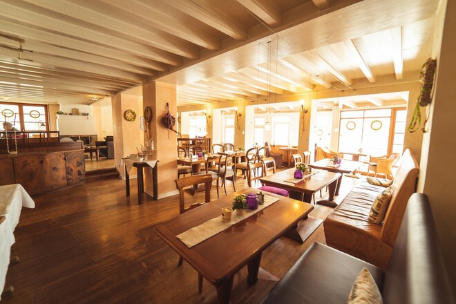 Pension Purzelbaum Amerang - Cafe Innenansicht