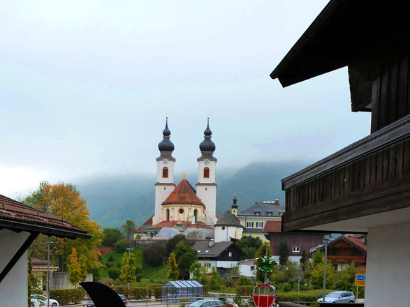 Balkonblick Richtung Kirche