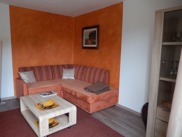 Wohnbereich Ferienwohnung Barhainski