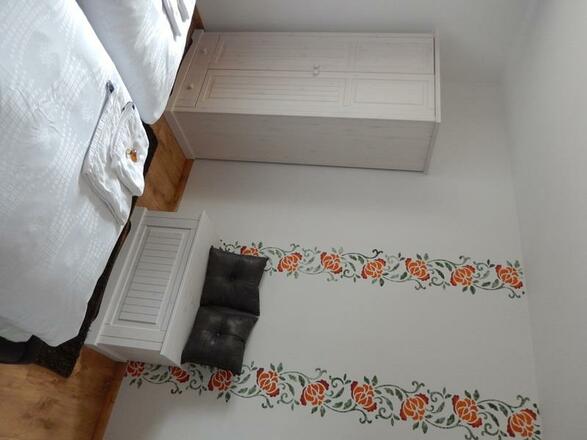 Schlafzimmeransicht Ferienwohnung Barhainski