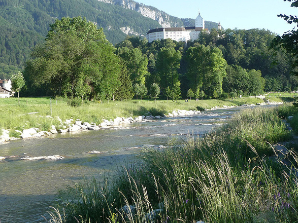 50 m vom Haus die Prien