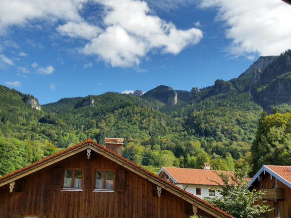 Aussicht vom Balkon