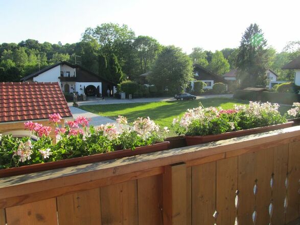Balkonaussicht Ferienwohnung Fritz