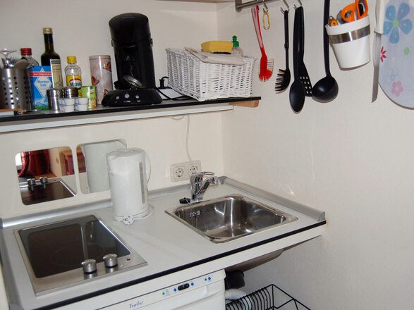 kleine Küche Landhaus Ambiente