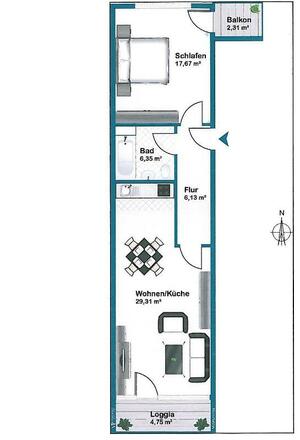 Grundriss Ferienwohnung Liebel