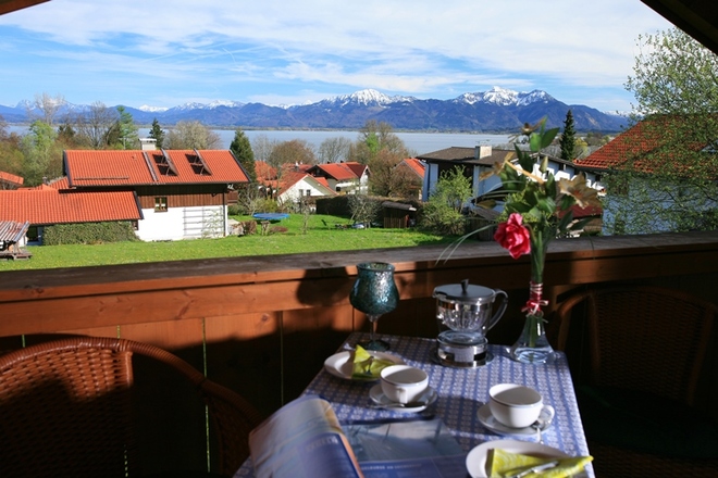 Ausblick Balkon