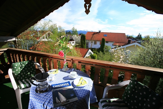 Ausblick Balkon