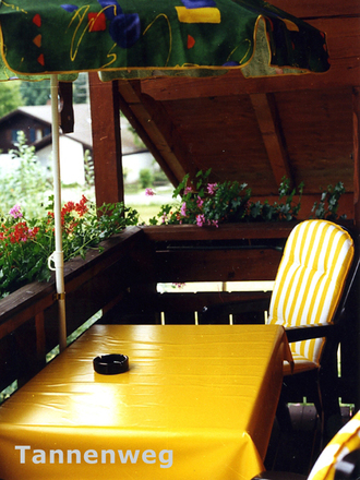 Balkon App. Nolte Haus Bergblick