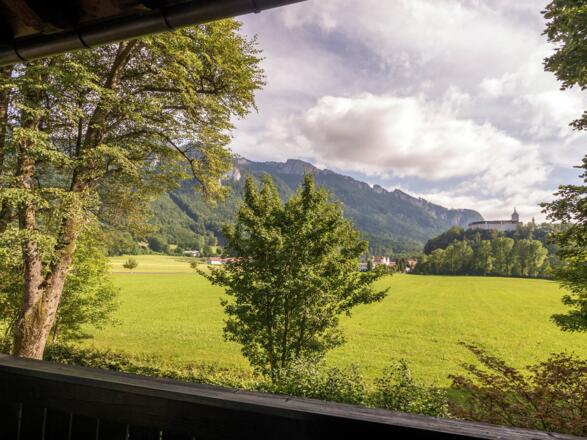 Ausblick vom Balkon