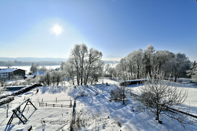 Aussicht von der Ferienwohnung Schenk