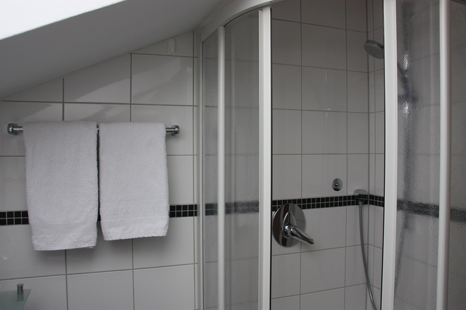 Dusche Ferienwohnung Angerweidach