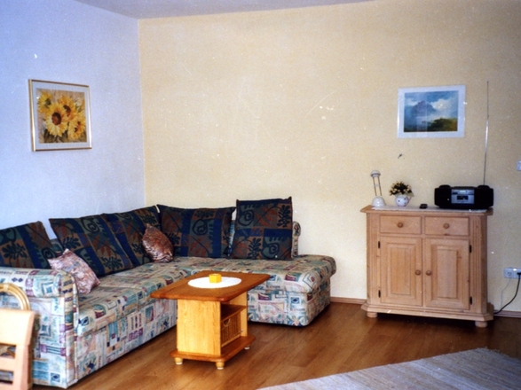 Wohnzimmer Ferienwohnung Haas