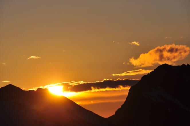 Heinrich Schwaiger Haus: Das Kitzsteinhorn von seiner goldenen Seite