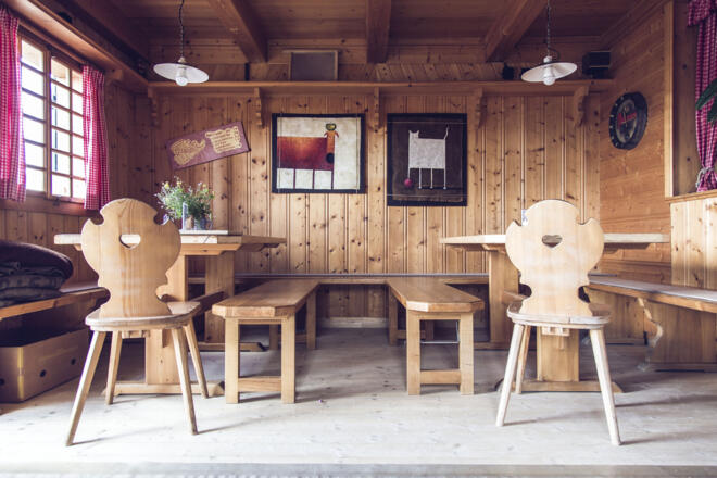 Theodor-Körner-Hütte von innen