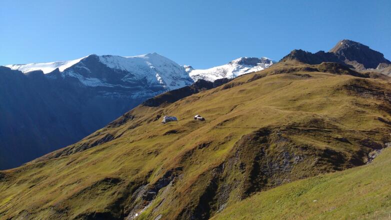 Gleiwitzer Hütte vor dem Hohen Tenn
